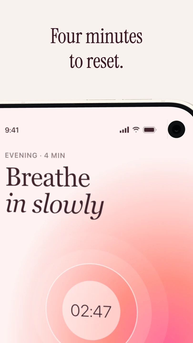 Bleed iPhone Duo mockup — The Duo fills the frame and runs off the bottom edge, with the headline sitting above it.